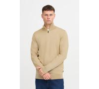 Troyer BLEND "BHPullover", Herren, Gr. M, cornstalk, 78% Viskose, 22% Polyester, unifarben, regular fit, ohne Ausschnitt, eng, Pullover Troyer, Stilvoller Troyer mit Reißverschluss (84589664-M) cornst