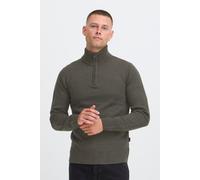 Troyer BLEND "BHRyce", Herren, Gr. L, charcoal mix, Feinstrick, 100% Polyacryl, unifarben, normal normal, hoch geschlossener Ausschnitt, Pullover, Stilvoller Troyer mit Reißverschluss (66103239-L) cha