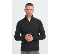 Troyer BLEND "BHRyce", Herren, Gr. M, schwarz, Feinstrick, 100% Polyacryl, unifarben, normal normal, hoch geschlossener Ausschnitt, Pullover Troyer, Stilvoller Troyer mit Reißverschluss (46906911-M) s