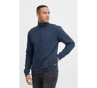 Troyer BLEND "BHSweatshirt", Herren, Gr. L, blau (marineblaus), Sweatware, 60% Baumwolle, 40% Polyester, unifarben, regular fit normal, Rundhals, eingesetzt, Pullover Troyer, Stilvoller Sweat-Troyer m