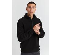 Troyer BLEND "BHSweatshirt", Herren, Gr. XL, schwarz, Sweatware, 100% Polyester, unifarben, regular fit normal, ohne Ausschnitt, eingesetzt, Pullover Troyer, Stilvoller Sweat-Troyer mit Stehkragen (62