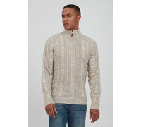 Blend Zotem Herren Strickpullover Troyer Grobstrick Pullover, Größe:XL, Farbe:Bone White (120105)