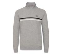 Troyer BLEND "Stricktroyer BHJannes", Herren, Gr. L, grau (stone mix), Obermaterial: 100% Baumwolle CO., gestreift, normal, Pullover Troyer (63106538-L) stone mix