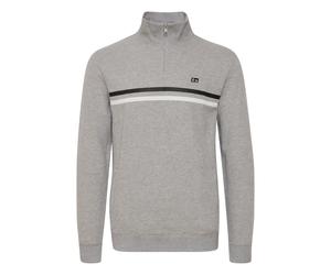 Troyer BLEND "Stricktroyer BHJannes", Herren, Gr. XXL, grau (stone mix), Obermaterial: 100% Baumwolle CO., Pullover Troyer (63106538-XXL) stone mix