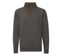 Troyer BLEND "BHAchilias", Herren, Gr. L, pewter mix, Sweatware, 60% Baumwolle, 40% Polyester, unifarben, regular fit, ohne Ausschnitt, eingesetzt, Pullover, Sweatshirt mit Stehkragen (20758030-L) pew