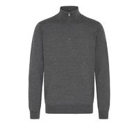 Troyer BLEND "Troyer BHCASSRI", Herren, Gr. M, grau (charcoal mix), Obermaterial: 100% Polyester PES., Pullover Troyer (36315415-M) charcoal mix