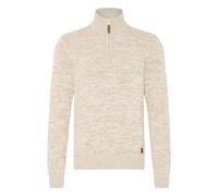 Troyer BLEND "Troyer BHDanni", Herren, Gr. 3XL, weiß (bone weiß), Obermaterial: 70% Baumwolle CO recyc.. 30% Polyester Pol. recyc.., Pullover Troyer (52004316-XXXL) bone weiß