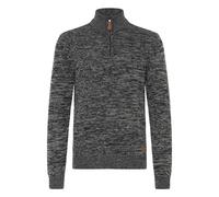 Troyer BLEND "BHDanni", Jungen, Gr. L, schwarz, Grobstrick, 70% Baumwolle (Recycled), 30% Polyester (Recycled), meliert, normal normal, hoch geschlossener Ausschnitt, Pullover Troyer, Klassischer Troy