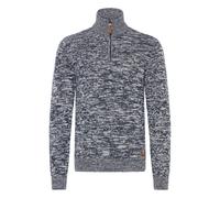 Troyer BLEND "BHDanni", Herren, Gr. XL, blau (marineblaus), Grobstrick, 70% Baumwolle (Recycled), 30% Polyester (Recycled), meliert, normal normal, hoch geschlossener Ausschnitt, Pullover, Klassischer