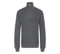 Troyer BLEND "Troyer BHDENO HALFZIPP", Herren, Gr. 3XL, grau (iron gate), Obermaterial: 50% Baumwolle CO. 50% Polyacryl PAN., Pullover Troyer (15787029-XXXL) iron gate