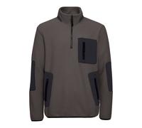 Troyer BLEND "Troyer BHLaurup", Herren, Gr. XXL, grau (iron gate), Obermaterial: 100% Polyester PES., Pullover Troyer (11718242-XXL) iron gate