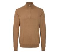 Troyer BLEND "BHPullover", Jungen, Gr. XXL, otter, 78% Viskose, 22% Polyester, unifarben, regular fit, ohne Ausschnitt, eng, Pullover Troyer, Stilvoller Troyer mit Reißverschluss (93006058-XXL) otter