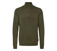Troyer BLEND "BHPullover", Jungen, Gr. XXL, forest night, 78% Viskose, 22% Polyester, unifarben, regular fit, ohne Ausschnitt, eng, Pullover Troyer, Stilvoller Troyer mit Reißverschluss (23473739-XXL)
