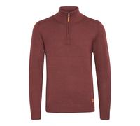 Blend BHRobin Herren Strickpullover Troyer Feinstrick Pullover mit Troyerkragen Rippbündchen Baumwollmischung Regular fit, Größe:XXL, Farbe:Andorra Red (73811)