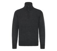 Troyer BLEND "BHRyce", Herren, Gr. L, schwarz, Feinstrick, 100% Polyacryl, unifarben, normal normal, hoch geschlossener Ausschnitt, Pullover Troyer, Stilvoller Troyer mit Reißverschluss (46906911-L) s