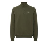 Troyer BLEND "BHSweatshirt", Herren, Gr. M, forest night, Sweatware, 50% Baumwolle, 50% Polyester, unifarben, regular fit, ohne Ausschnitt, weit, Pullover, Klassischer Sweat-Troyer (85943241-M) forest