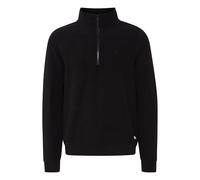 Troyer BLEND "BHSweatshirt", Jungen, Gr. S, schwarz, Sweatware, 100% Polyester, unifarben, regular fit normal, ohne Ausschnitt, eingesetzt, Pullover Troyer, Stilvoller Sweat-Troyer mit Stehkragen (620