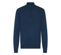 Troyer BLEND "BHWebex", Herren, Gr. 3XL, blau (marineblaus), Feinstrick, 78% Viskose, 22% Polyester, meliert, Basic, normal normal, hoch geschlossener Ausschnitt, Pullover Troyer, Stilvoller Troyer mi