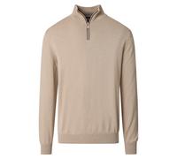 Casa Moda Casual Regular Fit Troyer beige, Einfarbig