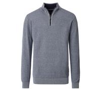Troyer CASAMODA "CASAMODA Stricktroyer uni", Herren, Gr. 5XL, hellblau, 100% Baumwolle, Pullover Troyer (98131305-5XL) hellblau