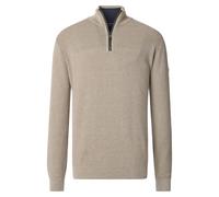 Troyer CASAMODA "CASAMODA Troyer uni", Herren, Gr. 5XL, weiß (weißbeige), 100% Baumwolle, Pullover (12254323-5XL) weißbeige