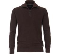 CASAMODA Langarm Troyer Stehkragen mit Zipper braun Größe L