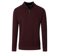Troyer CASAMODA "CASAMODA Troyer uni", Herren, Gr. 6XL, rot, 100% Baumwolle, Pullover Troyer (93903031-6XL) rot