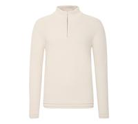 Troyer CASUAL FRIDAY "Troyer CFKARL halfzip structured knit", Herren, Gr. XXXL, beige (rainy day), Grobstrick, Obermaterial: 100% Baumwolle CO., unifarben, Basic, normal, Pullover Troyer (67583917-XXX