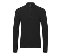 Troyer CASUAL FRIDAY "Troyer CFKarlo", Herren, Gr. XL, schwarz (anthrazit schwarz), Obermaterial: 100% Baumwolle CO., Pullover Troyer (98984714-XL) anthrazit schwarz