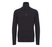 Troyer CASUAL FRIDAY "Troyer CFKRISTIAN 0162 ribbed high neck knit", Herren, Gr. XXL, blau (schwarz navy), Grobstrick, Obermaterial: 100% Baumwolle CO., unifarben, Basic, normal, Pullover Troyer (5139
