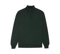 Troyer ELEMENT "Icon Embroidery", Herren, Gr. S, grün (forest night), Obermaterial: 50% Baumwolle, 50% Polyester., Pullover Troyer (47291364-S) forest night