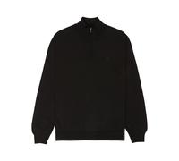 Troyer ELEMENT "Icon Embroidery", Herren, Gr. XL, schwarz (off schwarz), Obermaterial: 50% Baumwolle, 50% Polyester., Pullover Troyer (13976047-XL) off schwarz