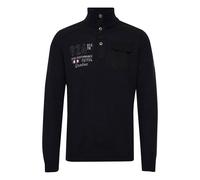 Troyer FQ1924 "Troyer FQErlong", Herren, Gr. L, schwarz (schwarz beauty), Obermaterial: 50% Baumwolle CO. 50% Polyacryl PAN., Pullover Troyer (95974846-L) schwarz beauty