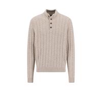 FYNCH-HATTON Troyer aus Baumwoll-Woll-Mix mit Zopfmuster new Offwhite/S