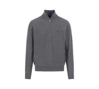 FYNCH-HATTON Troyer aus Kaschmir-Mix mit Reißverschlusskragen Steel/L