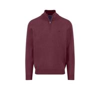 Fynch-Hatton Casual Fit Troyer rot, Einfarbig