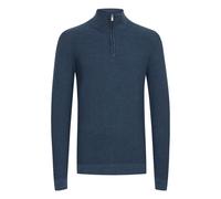 Troyer INDICODE "Stricktroyer IDJador", Herren, Gr. XL, blau (navy), Web, Obermaterial: 90% Baumwolle CO. 10% Polyamid PA., meliert, Basic, normal, Pullover Troyer (95689951-XL) navy