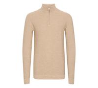 Troyer INDICODE "Stricktroyer IDJador", Herren, Gr. XXL, beige (cornstalk), Web, Obermaterial: 90% Baumwolle CO. 10% Polyamid PA., meliert, Basic, normal, Pullover Troyer (15101708-XXL) cornstalk