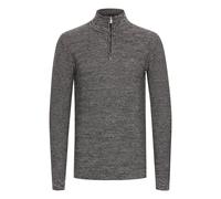 Troyer INDICODE "Stricktroyer IDJador", Herren, Gr. XXXL, grau (charcoal), Web, Obermaterial: 90% Baumwolle CO. 10% Polyamid PA., meliert, Basic, normal, Pullover Troyer (34342301-XXXL) charcoal