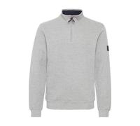 Troyer INDICODE "Troyer IDArcelino", Herren, Gr. L, grau (light grau mix), Obermaterial: 60% Baumwolle CO. 40% Polyester PES., Pullover Troyer (89455232-L) light grau mix