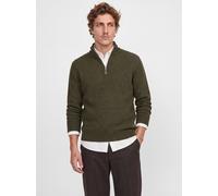 Troyer JACK & JONES "JJBLAKE KNIT HALF ZIP", Herren, Gr. M, braun (rosin), Strick, Obermaterial: 74% Polyacryl, 18% Baumwolle, 8% Polyester, unifarben, loose fit normal, ohne Ausschnitt, Bündchen, Pul