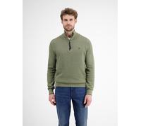 Troyer LERROS, Damen, Gr. L, classic navy, Web, Obermaterial: 100% Baumwolle, unifarben, normal hüftbedeckend, Rundhals, Bündchen, Pullover Troyer, mit Logo-Badge (18239453-L) classic navy