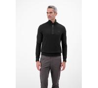 LERROS Flachstrickpullover mit Troyerkragen - Black XL