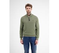 LERROS Herren Stricktroyer in lebendiger Optik - Nordic Olive XXXL