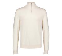 Troyer LINDBERGH "Troyer Slim Fit", Herren, Gr. XXL, sanftes weiß, Obermaterial: 80% Viskose, 20% Nylon, hoch geschlossener Ausschnitt, Pullover Troyer (33042533-XXL) sanftes weiß