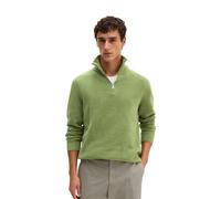 Troyer MARC O'POLO "aus feiner Chenille", Herren, Gr. 3XL, forest dust, Obermaterial: 74% Baumwolle, 21% Schurwolle, 5% Polyamid, unifarben, Pullover Troyer (50998727-XXXL) forest dust