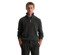 Troyer MARC O'POLO "aus feiner Chenille", Herren, Gr. L, broken graphite, Obermaterial: 74% Baumwolle, 21% Schurwolle, 5% Polyamid, unifarben, Pullover Troyer (59763522-L) broken graphite