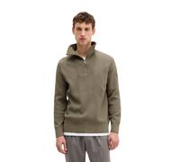 Troyer MARC O'POLO "aus reiner Bio-Baumwolle", Herren, Gr. M, beige (frozen taupe), Obermaterial: 100% Baumwolle, unifarben, Pullover Troyer (25892410-M) frozen taupe