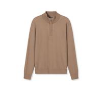 OLYMP Casual Regular Fit Troyer natur, Einfarbig