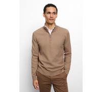 OLYMP Casual Regular Fit Pullover natur, Strukturiert